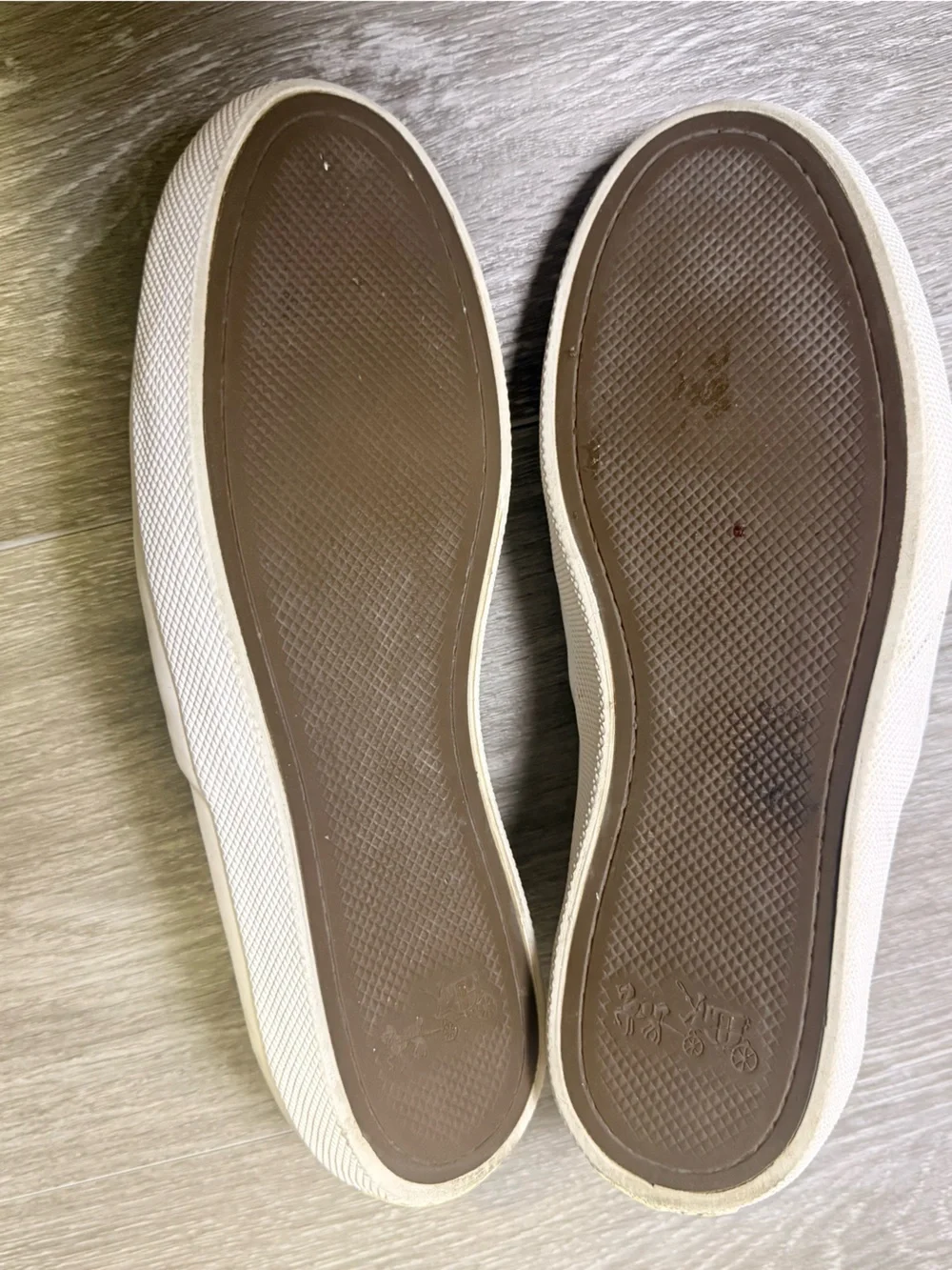 Coach Chrissy Black Signature C Logo Slip-On Sneaker Shoes Sz 7.5B